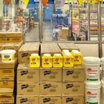 Loblaw Wholesale Club Brampton. Picture of a store with many boxes of food.